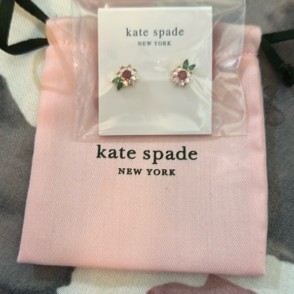 kate spade Jewelry - Kate Spade New Bloom Flower Gold Stud Earrings